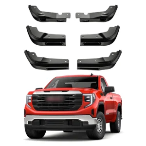 6PCS Mudguards for GMC Sierra 2019-2025 Accessories Front & Rear Mud Flaps Custom for GMC Sierra 1500, Anti-Scratch All Weather 1