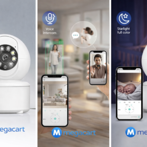 Smart Home 1080P Wireless Surveillance Camera with Color Night Monitoring, Motion Follow Technology & Voice Communication System